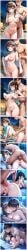 ai_assisted ai_generated all_fours anal asshole bed bedroom black_and_green_hair blush boy_on_top breast_press breasts collarbone completely_nude cum_drip cum_inside cum_overflow deep_penetration ejaculation face_focus female_focus from_side green_eyes hard_sex highres imminent_sex indoors large_penis leg_lock legs_up long_hair long_image medium_breasts multiple_images navel nipples nude onsen original original_character penis pussy pussy_juice rolling_eyes sex sex_from_behind swapping sweat thighs towel trembling uncensored vaginal wet