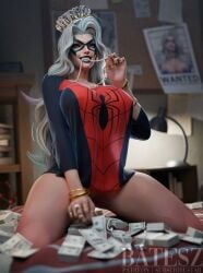black cat (marvel rivals) from marvel by batesz