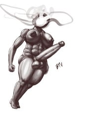 1futa chubby cosmic_being futa_only futanari goddess large_breasts large_penis thick_thighs