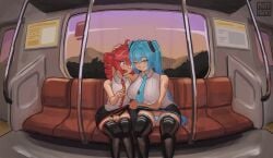 hatsune miku from vocaloid by microfabrics