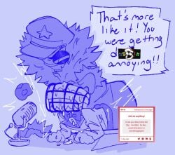 caine_(the_amazing_digital_circus) coach_dictatorer_(the_amazing_digital_circus) doggy_style from_behind hard_sex muzzle penetration the_amazing_digital_circus