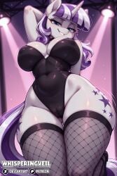 1girls 2026 ai_generated anthro anthrofied artist_name bedroom_eyes big_breasts black_leotard blue_eyes blush blush_lines breasts busty cameltoe child_bearing_hips curvaceous curvy curvy_body curvy_female curvy_figure cutie_mark deviantart_logo enormous_thighs equid equine eyelashes female female_focus female_only fishnet fishnet_legwear fishnet_stockings fishnets fluffy_tail friendship_is_magic furry gigantic_thighs glistening glistening_body glistening_breasts glistening_fur glistening_legs glistening_mane glistening_tail glistening_thighs hand_behind_head hasbro hi_res huge_breasts huge_hips huge_thighs illustrious_(stable_diffusion) large_breasts latex latex_leotard leotard lidded_eyes long_mane long_tail looking_at_viewer mammal mane massive_thighs mature mature_anthro mature_female milf motion_lines my_little_pony my_little_pony_friendship_is_magic narrowed_eyes patreon_logo pole_dancing purple_mane purple_tail seductive seductive_look smile solo solo_focus stable_diffusion stripper_pole teeth thick_thighs thunder_thighs twilight_velvet_(mlp) two_tone_mane two_tone_tail unicorn unicorn_horn voluptuous voluptuous_anthro voluptuous_female watermark whisperingveil white_body white_fur white_mane white_tail wide_hipped_anthro wide_hipped_female wide_hips