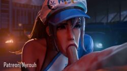 3d 3d_animation 728kaya blowjob blue_eyes brown_eyes fellatio female heterochromia light-skinned_female light_skin luna_snow luna_snow_(marvel_rivals) luna_snow_(sonic_trailblazer) marvel marvel_comics marvel_rivals nyrouh oral oral_penetration oral_sex sound tagme unseen_male_face video