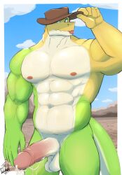 1boy 1male 2026 abs anthro anthro_focus anthro_only anthro_solo crocodile crocodilian crocodylid digital_drawing_(artwork) digital_media_(artwork) gummigoo_(the_amazing_digital_circus) gummy_(food) gummy_creature living_candy living_food male male_anthro male_focus male_only male_solo muscles muscular muscular_male pecs pectorals reptile reptile_humanoid solo solo_anthro solo_focus solo_in_panel solo_male the_amazing_digital_circus