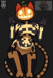 2025 2d 2d_(artwork) 2d_artwork anthro anthro_only anthrofied big_breasts black_body breasts cat cat_ears claws clothed clothed_female clothing curvaceous curvaceous_figure curvy curvy_body curvy_female curvy_figure curvy_hips digital_drawing_(artwork) digital_media_(artwork) epic_games fangs felid feline female female_focus female_only food for_a_head fortnite fortnite:_battle_royale furry furry_female furry_only hi_res huge_breasts looking_at_viewer mammal mommy mommy_kink mommy_milkers plant pumpkin pumpkin_head raised_arms ribznsfw skeleton skeleton_costume smile smiling smiling_at_viewer spice_(fortnite) thick_thighs thunder_thighs thunderthighs voluptuous voluptuous_anthro voluptuous_body voluptuous_female