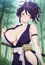 1girls ai_generated aindroidparanoid ass big_ass big_breasts big_butt breasts busty butt curvy cute fat_ass female female_only hair hi_res hips huge_breasts human jigokuraku kunoichi large_ass large_breasts legs narrow_waist nipples slim_waist solo tagme thick_ass thick_thighs voluptuous waist wide_hips yuzuriha_(jigokuraku)