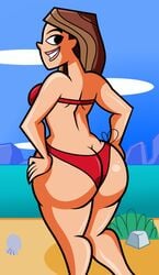 artist_request ass beach big_ass bikini dat_ass female huge_ass taylor_(tdi) the_ridonculous_race total_drama_island