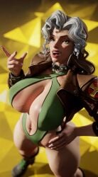 big_breasts marvel_comics marvel_rivals rogue_(marvel_rivals) solo