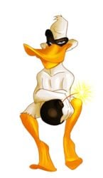 anthro avian bird darkwing_duck disney duck frothing_lizard male_only negaduck tagme