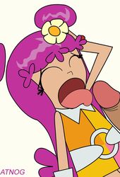 ami_onuki atnog cartoon_network hi_hi_puffy_amiyumi partial_male purple_hair tagme yellow_background