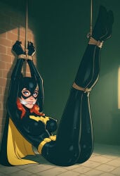 1girls ai_generated barbara_gordon batgirl batgirl_(barbara_gordon) batman_(series) bodysuit dc dc_comics superhero superheroine tagme