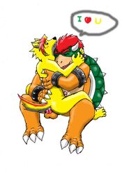 bowser green_shell horns koopa male_only mario_(series) nintendo puppywulf shell spiky_shell tagme