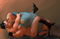 adorable canon_couple cute heavy_(team_fortress_2) heavy_weapons_guy it'll_never_fit love lovers loving loving_couple male medic medic_(team_fortress_2) multiple_males romantic romantic_couple romantic_sex team_fortress_2 yang yangpuppy yaoi