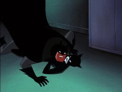 1boy 1girls animated animated_gif batman batman:_the_animated_series batman_(series) canon_couple catwoman catwoman_(dcau) dc dc_comics dcau female gif male the_new_batman_adventures unknown_artist