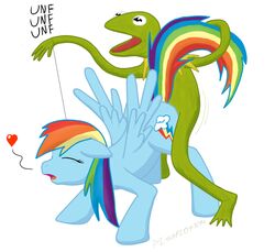 crossover friendship_is_magic kermit_the_frog muppets my_little_pony rainbow_dash_(mlp) smooth_skin vaginal_penetration what