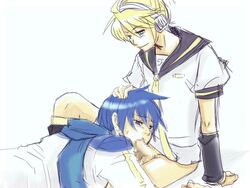 blowjob gay kagamine_len kaito_(vocaloid) kaito_v1 sucking_penis tagme vocaloid vocaloid_1 vocaloid_2 yaoi