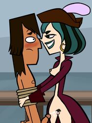 gwen_(tdi) hoop_earrings noah_(tdi) tagme total_drama_island