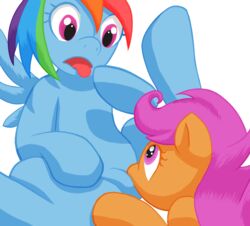 friendship_is_magic haiku my_little_pony rainbow_dash_(mlp) scootaloo_(mlp) smooth_skin