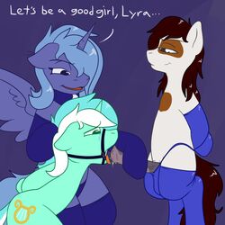 bondage friendship_is_magic lyra_heartstrings_(mlp) my_little_pony pipsqueak princess_luna_(mlp) skoon smooth_skin tagme