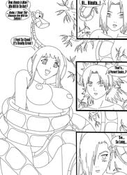 comic crossover disney female human hypnosis hyuuga_hinata ino_yamanaka kaa kaa_eyes male mind_control monochrome naruto neoakatsuki nipples restrained sakura_haruno snake straight temari the_jungle_book