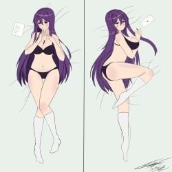 Yuri (Doki Doki Literature Club) Rule 34 Image
