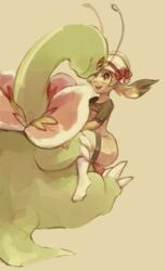 blush bottomless functionally_nude happy happy_sex hat lyra_(pokemon) meganium pokemon pokemon_hgss pokephilia purplekecleon size_difference smile tagme tan_skin thighhighs uncensored vaginal_penetration