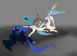 alicorn ben56 equine friendship_is_magic my_little_pony nightmare_moon nightmare_moon_(mlp) pegasus princess_celestia_(mlp) princess_luna_(mlp) smooth_skin