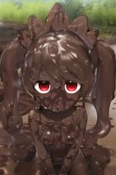 ai_generated ashley_(warioware) awami_aiwam breasts completely_covered_in_mud completely_naked completely_nude covered_in_mud dirty dirty_girl female female_only mario_(series) mud muddy nai_diffusion naked nintendo nipples nude solo stable_diffusion tagme warioware