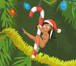 christmas dark-skinned_female dark_skin family_guy female mole roberta_tubbs tagme the_cleveland_show