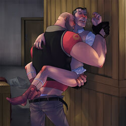 adorable canon_couple cute gay heavy_(team_fortress_2) heavy_weapons_guy love lovers loving loving_couple male male_focus male_only medic medic_(team_fortress_2) romantic romantic_couple romantic_sex tagme team_fortress_2 yang yangpuppy zephon