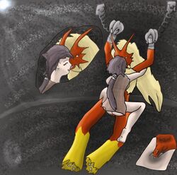 blaziken pokemon pokemon_(species) pokephilia shackles skyshadow vaginal_penetration