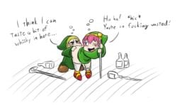 bubble_bobble cunnilingus dranko dranma-chan drunk tagme timoteihiv