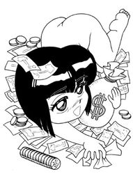 dave_yerushalaim female female_only money nabiki_tendo nude ranma_1/2 tagme