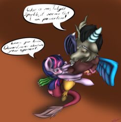 discord_(mlp) friendship_is_magic my_little_pony straight_hair synad twilight_sparkle_(mlp)