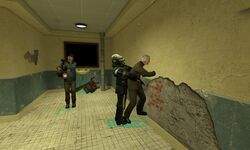 16:9 3d 3d_(artwork) armor camera civil_protection clothed clothed_male clothes clothing combine garry's_mod gas_mask half-life half-life_2 helmet human humanoid indoors inside male mask metrocop metropolice odessa_cubbage tagme unknown_artist valve wallace_breen