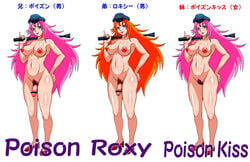 3futas areola blue_eyes breasts capcom censored chart comparison erect_nipples final_fight futa_only futanari garugoa hair hat high_heels human intersex large_breasts long_hair naked_footwear naked_hat naked_heels nipples nude orange_hair peaked_cap penis pink_hair poison_(final_fight) poison_kiss pubic_hair riding_crop roxy_(final_fight) street_fighter text translated white_background wide_hips