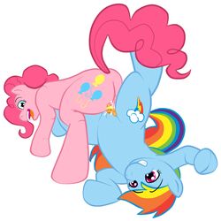 applejack_(mlp) earth_pony equine female female_only friendship_is_magic fur giantess khorme multiple_females my_little_pony pinkie_pie_(mlp) pony rainbow_dash_(mlp) straight_hair yuri