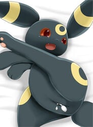 after_sex color cum eeveelution female female_only feral fur generation_2_pokemon lying nintendo on_side pokemon pokemon_(species) pussy schnecken solo tagme umbreon vulva