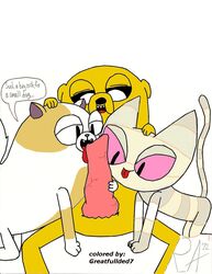 adventure_time cake_the_cat jake_the_dog me-mow random_anon