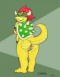 bowser female_bowser green_shell horns j_hughes koopa mario_(series) nintendo rule_63 shell spiky_shell tagme