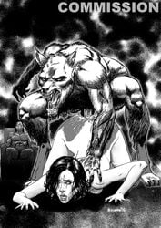 1girls 2boys doggy_style female from_behind human human_on_humanoid interspecies light-skinned_female light_skin lycan male morganza rape selene_(underworld) sex straight tagme underworld voyeur werewolf wolf_humanoid