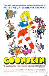 1girls american_flag brother_rabbit coonskin detective_madigan female high_heels male miss_america_(coonskin) movie_poster official_art old_man_bone pappy poster preacher_fox preacherman queen randy sampson street_fight tagme xavier