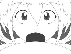 animated animated love_animated monochrome schoolgirl short_hair