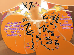 censored comic cum cum_in_pussy cum_inside digimon digimon_tamers digital_sex_sleeve english_text female_ejaculation fur hard_translated heart japanese_text lying_down mosaic_censoring renamon sindoll text translated trembling vaginal_penetration