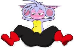ass boots_the_monkey clothed furry heart-shaped_pupils heart_eyes horny monkey sexy xingling