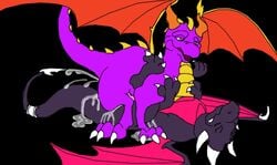 color cum cumshot cynder dragon enhance female male orgasm sex spyro spyro_the_dragon straight