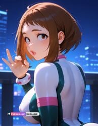 ai_generated blowjob_gesture boku_no_hero_academia fellatio_gesture female female_only hotload-8 oral_gesture uraraka_ochako waifu_diffusion