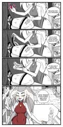 2girls big_ass big_butt comic comic_page copohentai curvy curvy_body curvy_female curvy_figure disney eda_clawthorne fluttershynegre luz_noceda milf sex_toy the_owl_house witch