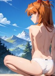 1girls 2d ai_generated areolae armpit ass ass_focus asuka_langley_sohryu back_view backboob bare_arms big_breasts blue_eyes breasts chest curvy curvy_figure cute cute_face detailed eyelashes eyeshadow female female_only fit fit_female focus from_behind from_below hair high_quality large_breasts legs light-skinned_female light_skin lips lipstick long_hair looking_at_viewer low-angle_view makeup mascara naked neon_genesis_evangelion nero100 nervous nipples nude nude_female orange_hair outdoors pale-skinned_female pale_skin panties perky_breasts petite petite_body petite_female posing seductive seductive_look shy skinny skinny_girl squatting stable_diffusion tagme teenager thighs thin_waist topless topless_female twintails young_female