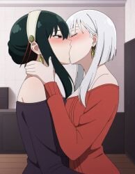 fiona_frost kissing spy_x_family yor_forger yuri yuri